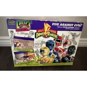 Vintage 1994 Mighty Morphin Power Rangers Creepy Crawlers Creator Pak ToyMax Set